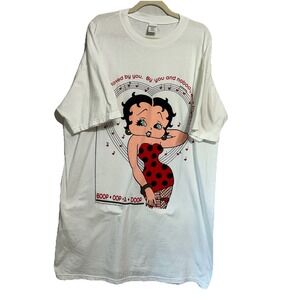 Vintage 90s 1993 Betty Boop Cartoon Graphic T Shirt Men's‎ One Size USA Cotton